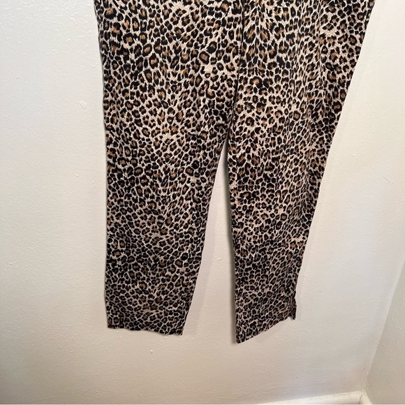 Adrienne Vittadini Collection Animal Print Ankle Pant - Picture 5 of 10